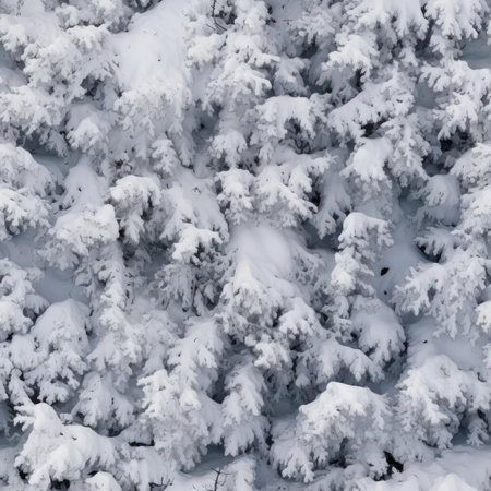 Seamless texture of winter forestの素材