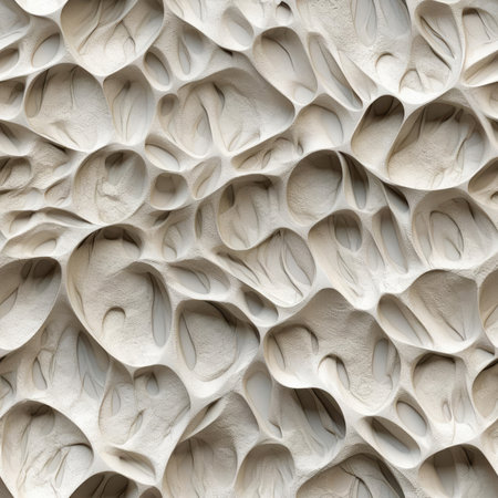 Seamless. Volumetric gypsum wallの素材