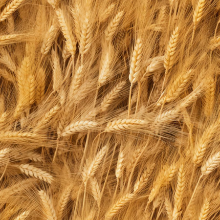 Seamless texture of ears of wheatの素材