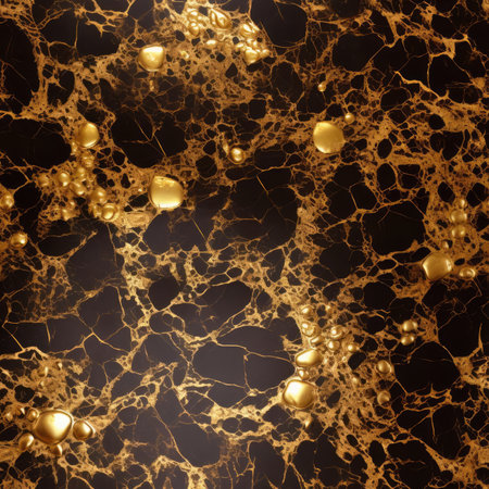 Seamless marble and gold textureの素材