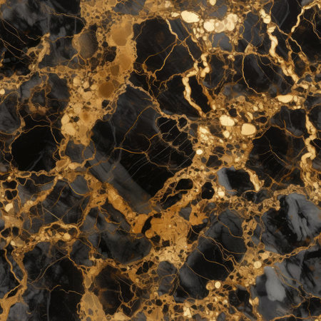 Seamless marble and gold textureの素材
