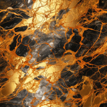 Seamless marble and gold textureの素材