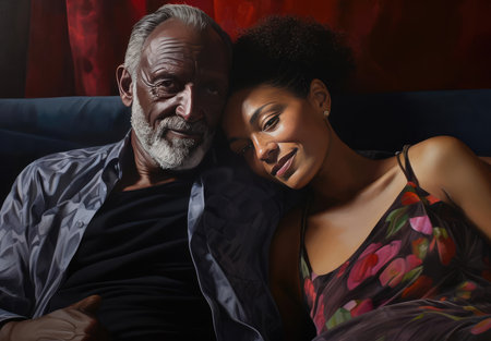 Elderly married coupleの素材