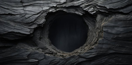 A cut of an old treeの素材