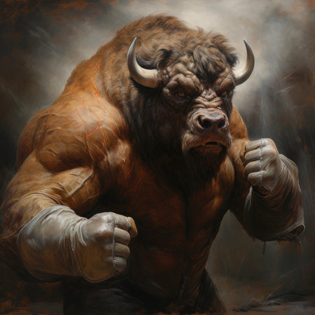 Fictional bull fighterの素材