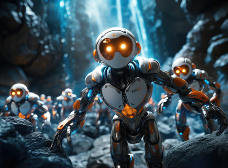 A group of robotsの素材