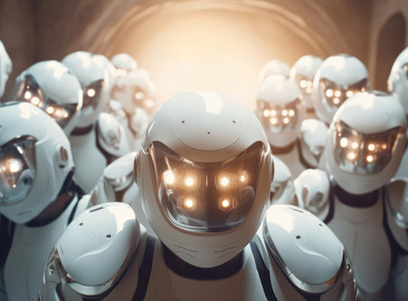 A group of robotsの素材