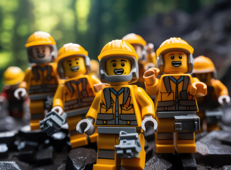 A group of plastic workers from the constructorの素材