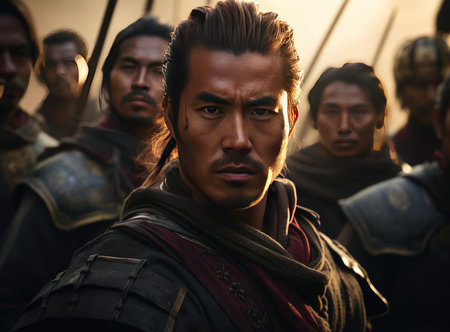 A group of samuraiの素材