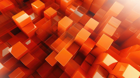 Abstract background of geometric shapesの素材