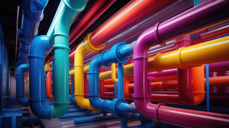Multi-colored pipesの素材