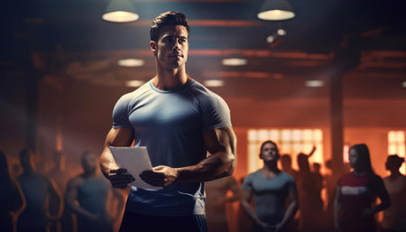 School physical education teacherの素材