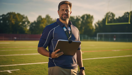 School physical education teacherの素材