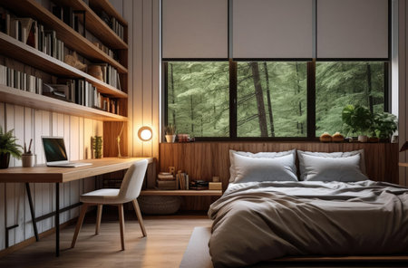 The interior of the living roomの素材