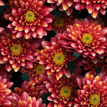 Flowers, seamless textureの素材