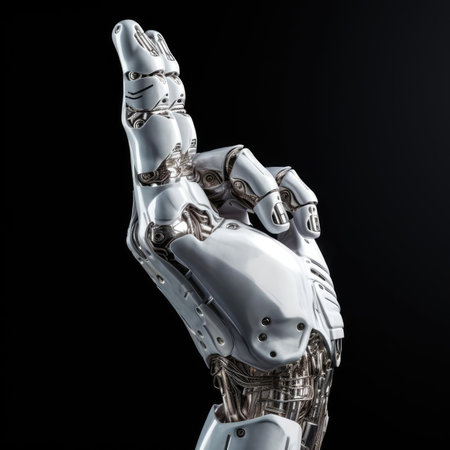 Robot Hand Showing Gesturesの素材