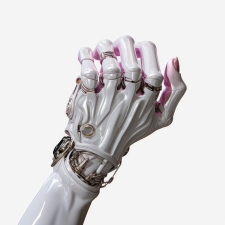 Robot Hand Showing Gesturesの素材