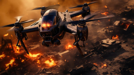 Combat FPV droneの素材