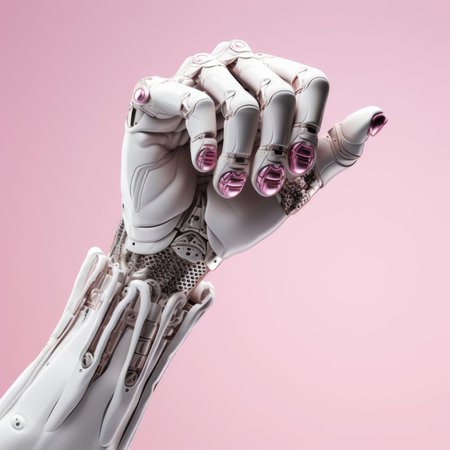 Robot Hand Showing Gesturesの素材