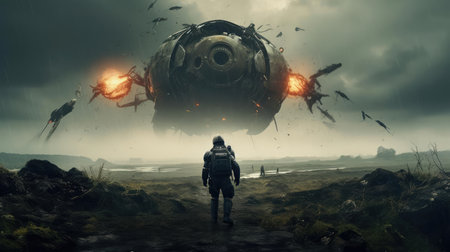 War Between Humans and Aliensの素材