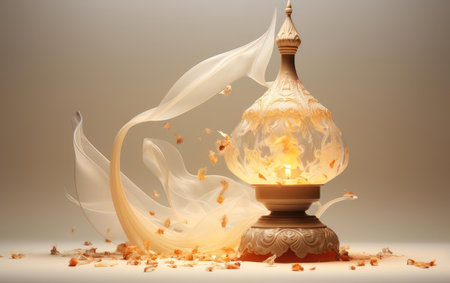 Religious islamic lampの素材