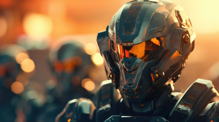 Group of Combat Robots Soldiersの素材