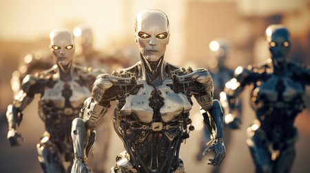 Group of Combat Robots Soldiersの素材