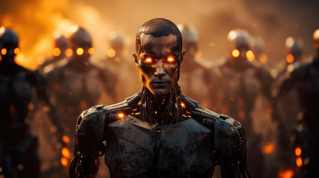 Group of Combat Robots Soldiersの素材