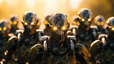 Group of Combat Robots Soldiersの素材