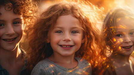 A girl runs at a training session on the streetの素材