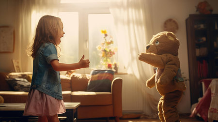 A frightened child screamsの素材