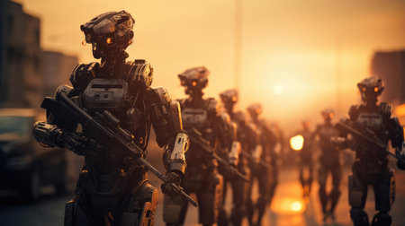 Group of Combat Robots Soldiersの素材