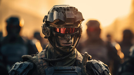 Group of Combat Robots Soldiersの素材