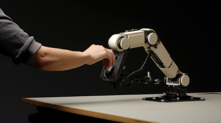 Robotic human hand. Prosthesisの素材