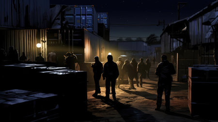 Dark Time of the Day: People from Crimeの素材