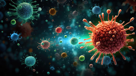 Viruses in the microcosmの素材