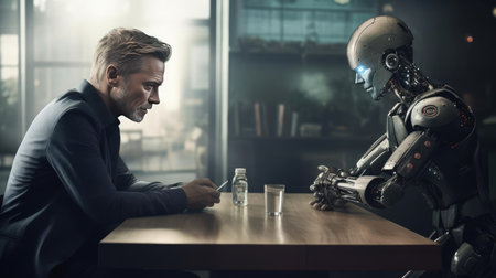 Human-robot collaboration with AIの素材