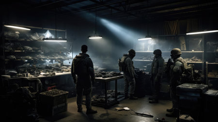 Secret Military Base with Secret Soldiersの素材