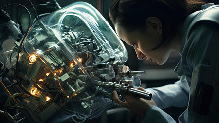 Biomedical Engineer Developing Medical Devicesの素材