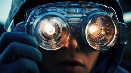 Engineer researching new sources of energyの素材