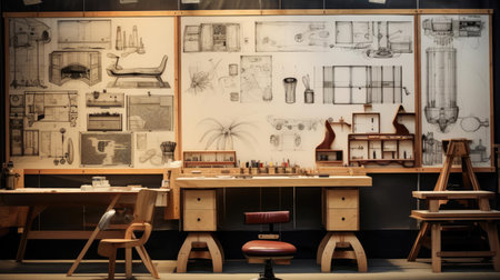 Drawings of furnitureの素材