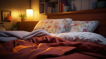 Comfortable cozy bedroomの素材