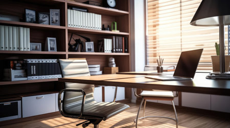 Comfortable and cozy officeの素材