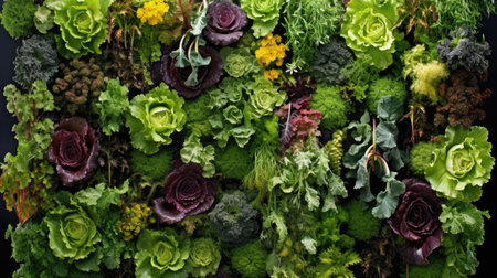 Growing a Vertical Garden with Plantsの素材