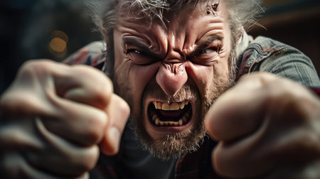 A Man in Angerの素材