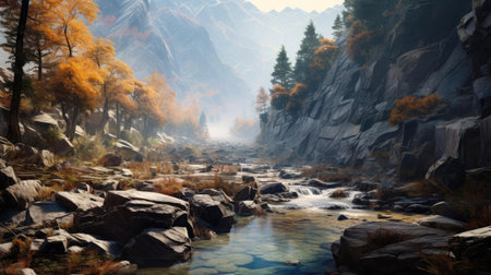 Beautiful natural landscapeの素材