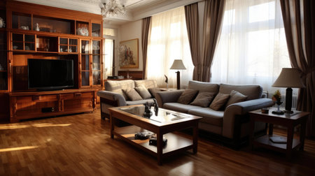 Beautiful interior after renovationの素材