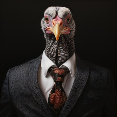 Turkey in costumeの素材