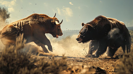The Battle of the Bear and the Bullの素材