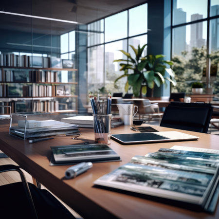 Interior of a modern officeの素材